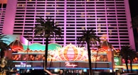 a very tall building with a lot of lights on it