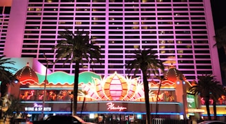 a very tall building with a lot of lights on it