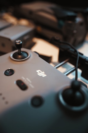 a close up of a video game controller