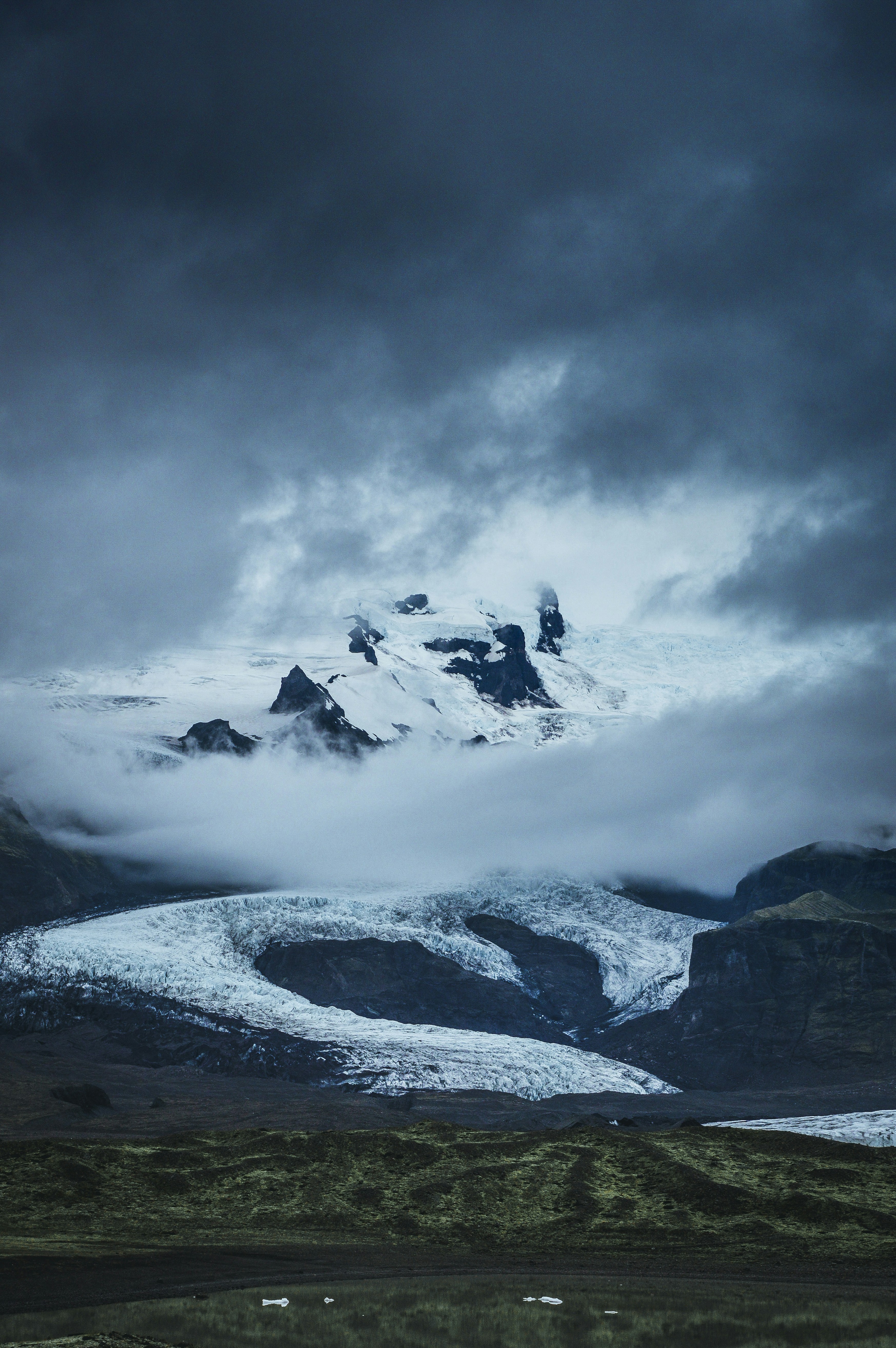 Patagonia Triolet Jacket on a snowy trail