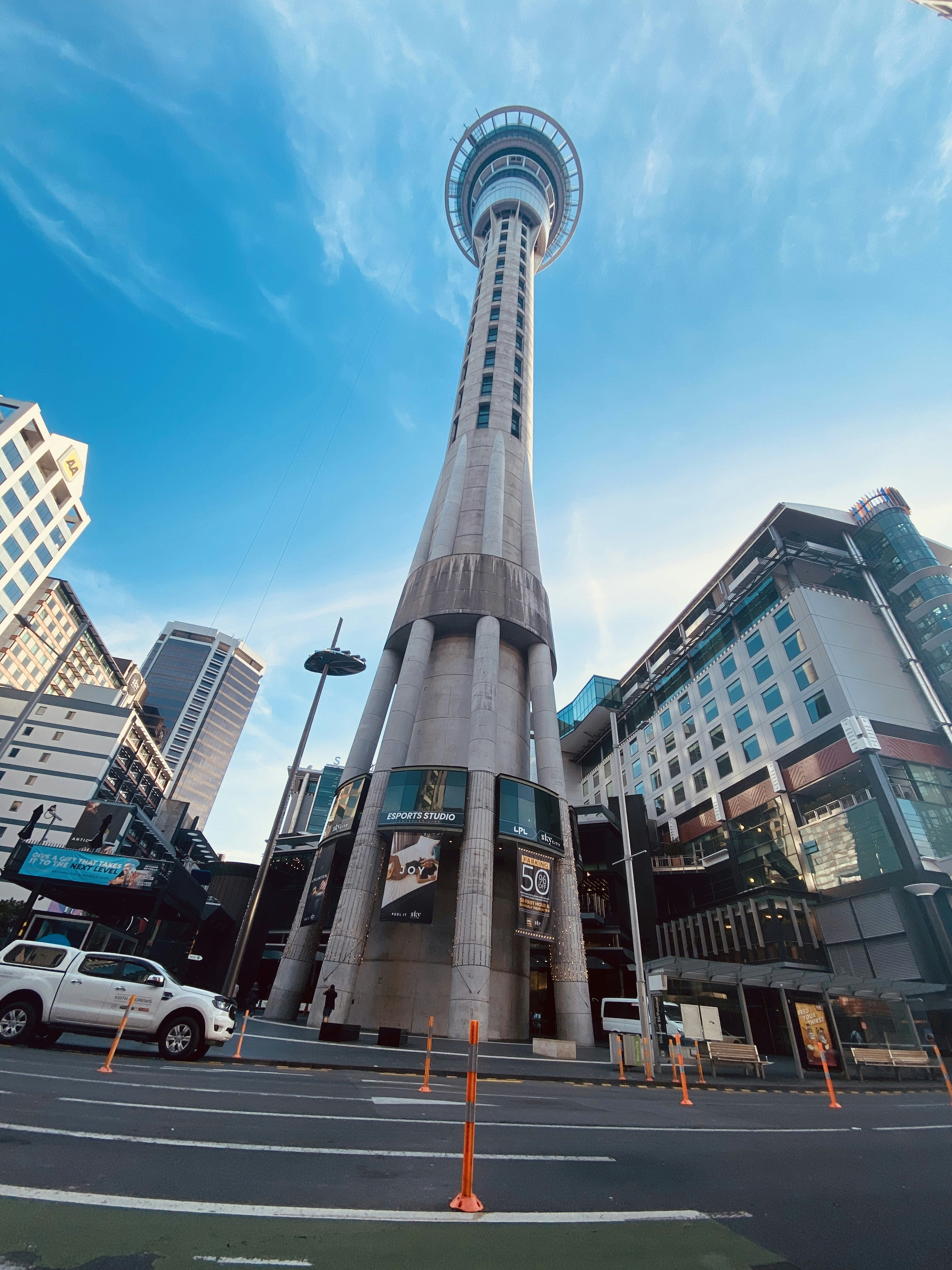 a very tall building with a very tall tower in the middle of it