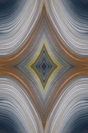 An abstract geometric pattern symbolizing the alignment of identity and meaning.