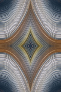 An abstract geometric pattern symbolizing the alignment of identity and meaning.