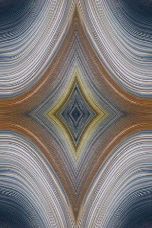 An intricate pattern design by Sade One inspired by nature’s textures and forms.