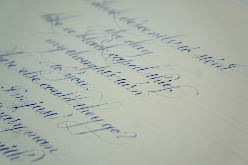 a close up of a handwritten letter