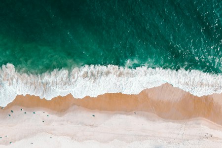 Aerial view of Long Island South Shore beach communities in Nassau County