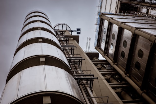 a very tall building with lots of windows