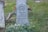 A gravestone set in a grassy area with flowers around the base. The stone has inscriptions detailing the life dates of Anne Elizabeth Darwin, who was born March 2, 1841, and died April 23, 1851. The gravestone is surrounded by fallen leaves and slightly overgrown grass.