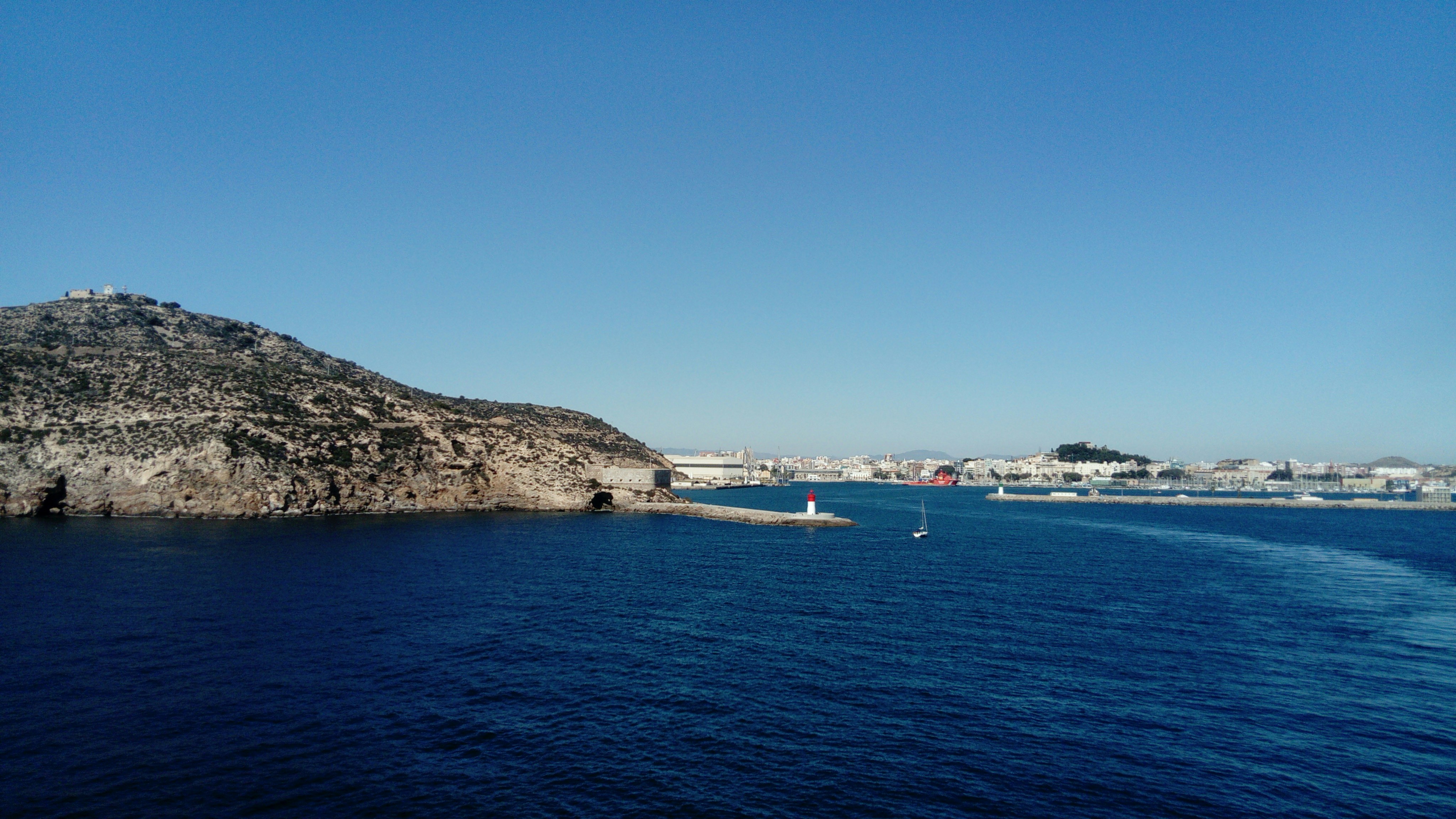 Landmark · Leaving port Cartagena Spain, February 2022