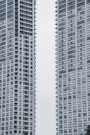 a tall skyscraper and a window