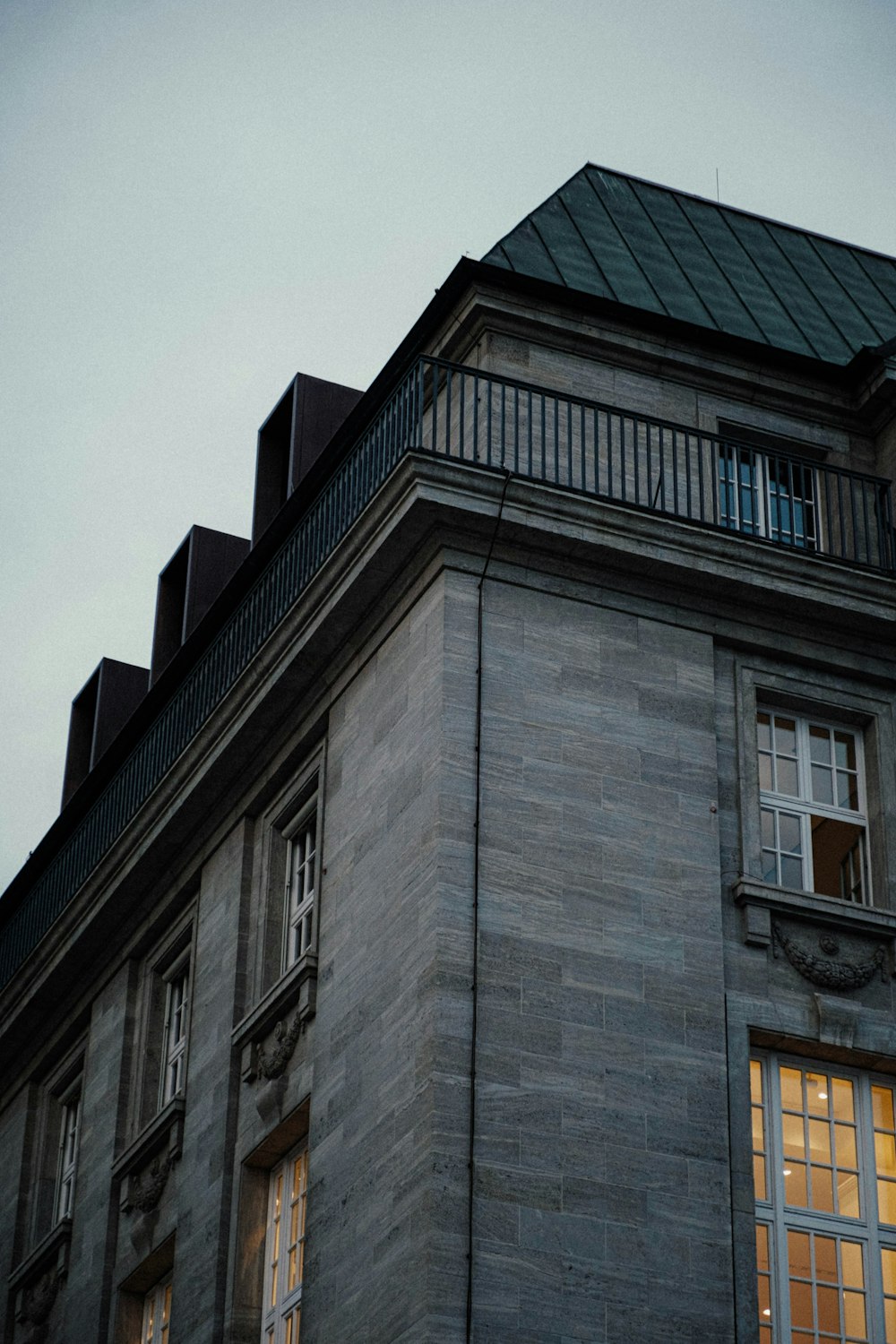 a building with a clock on the front of it