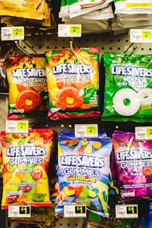 life savers gummies are on display