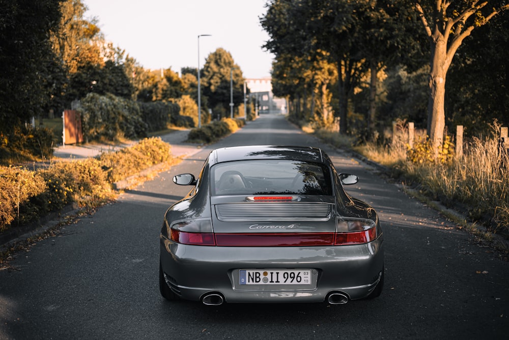 a car parked on the side of the road