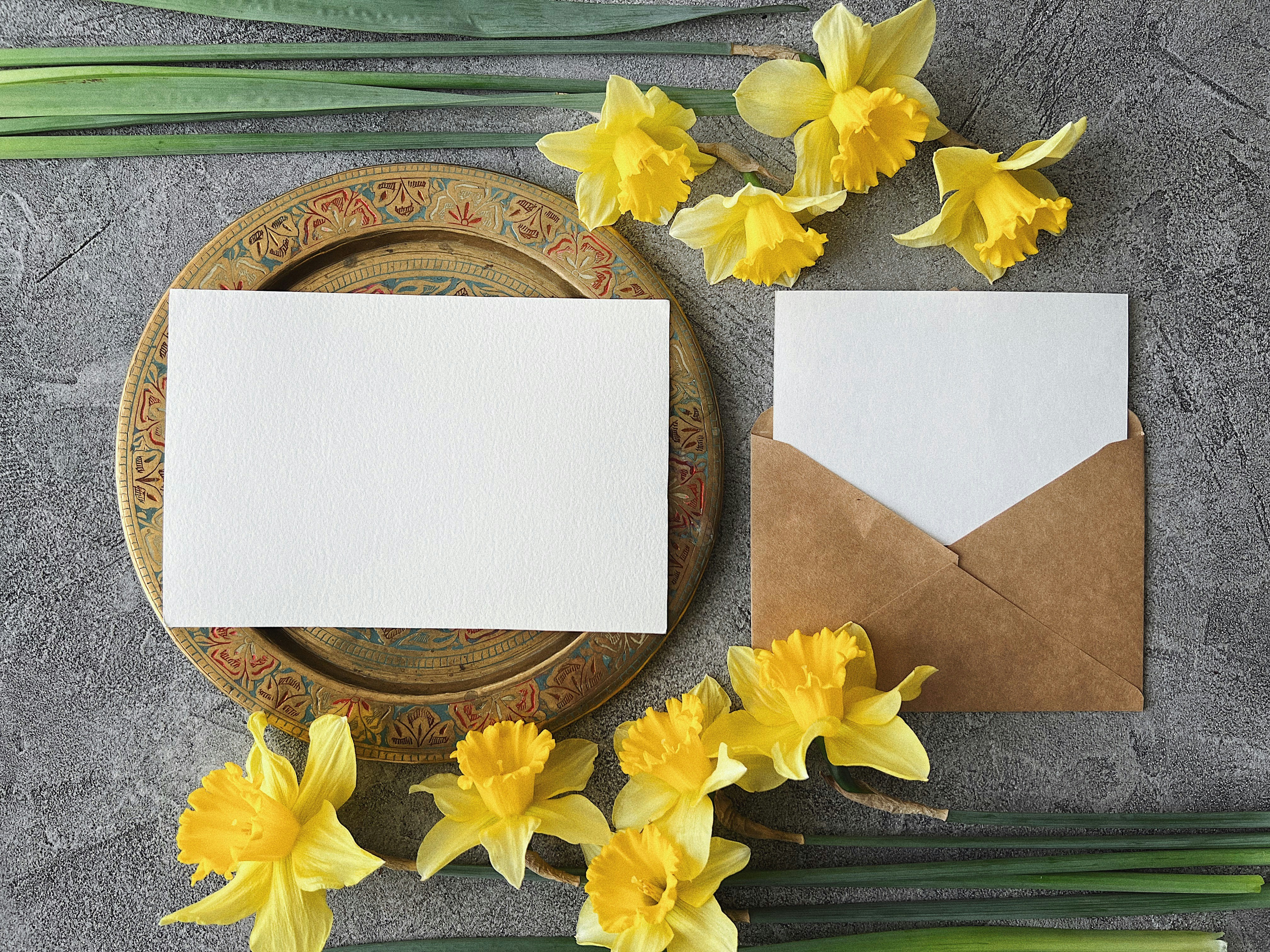 Mockup Spring Postcard