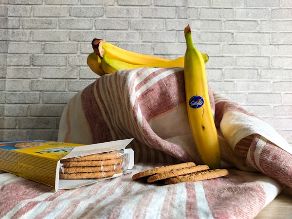 Rijstwafel met Pindakaas en Banaan