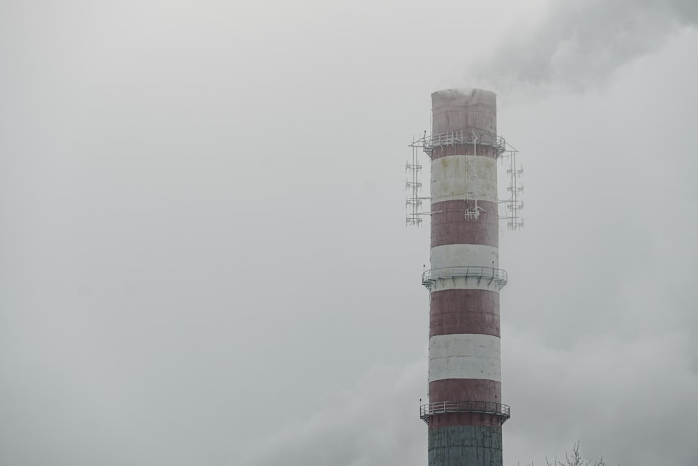 a tall tower with a clock on top of it