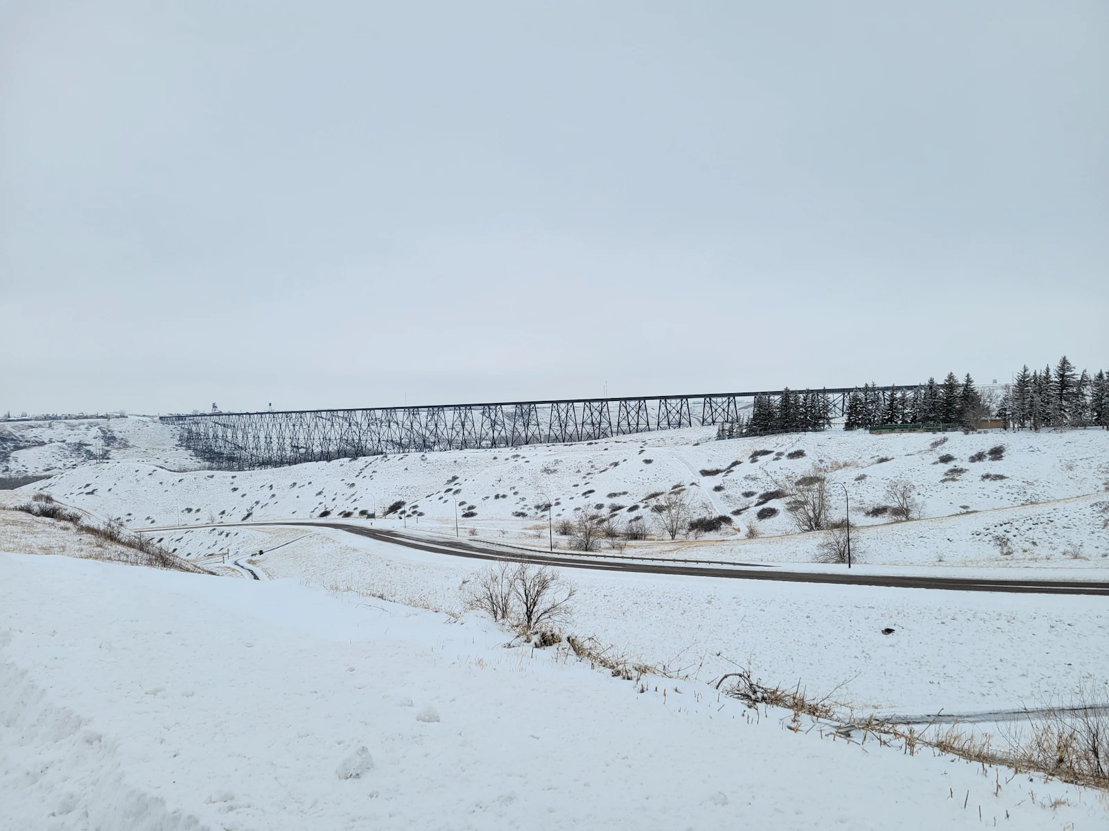 Lethbridge Alberta High Level Bridge over the Oldman River