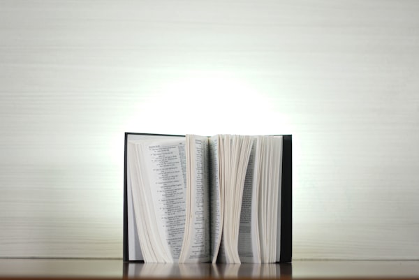 Livre de numérologie ouvert