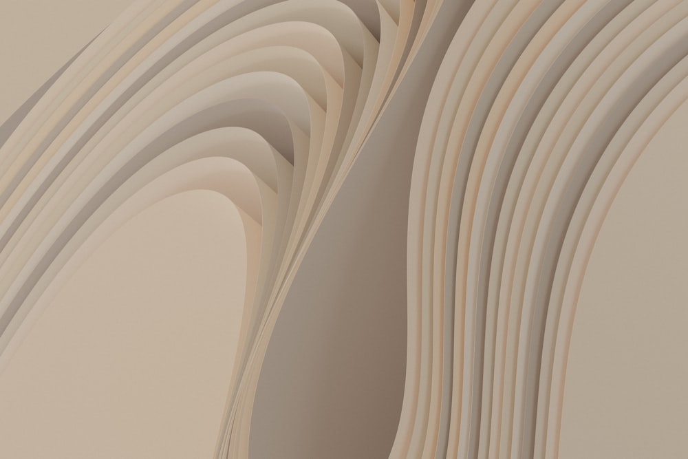 a close up of a book with curved pages