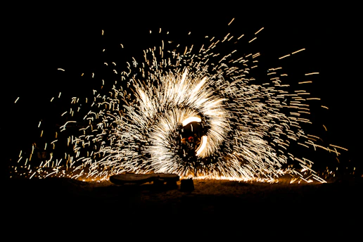 A dynamic 3D animation of an AI-generated influencer speaking in various languages with glowing neural particles around.