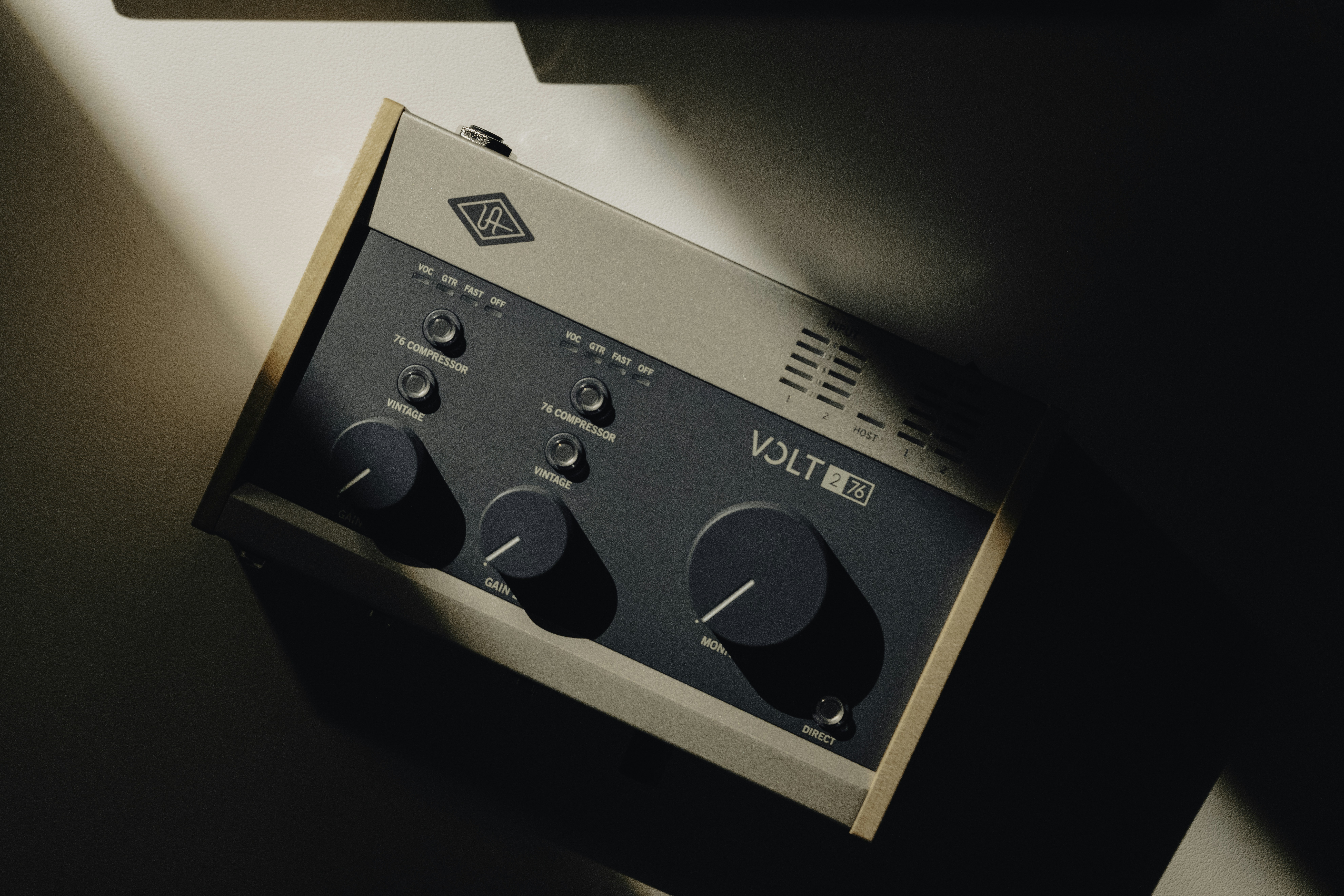 Voice control panel in kitchen