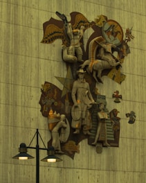 a clock on the side of a building