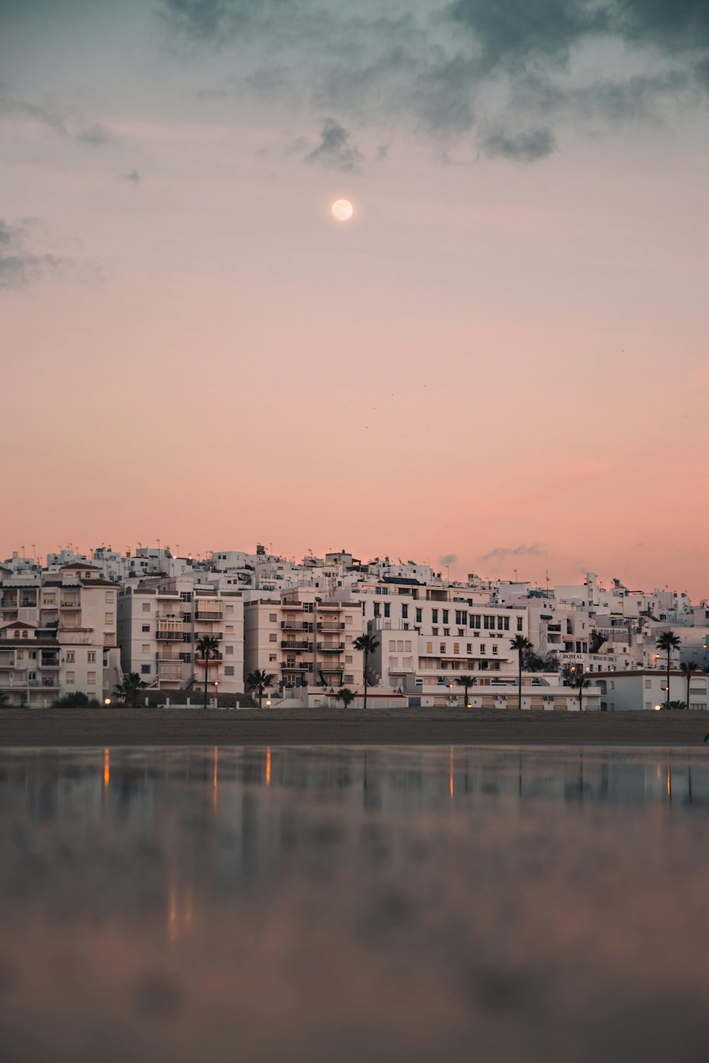 a view of a city from across a body of water