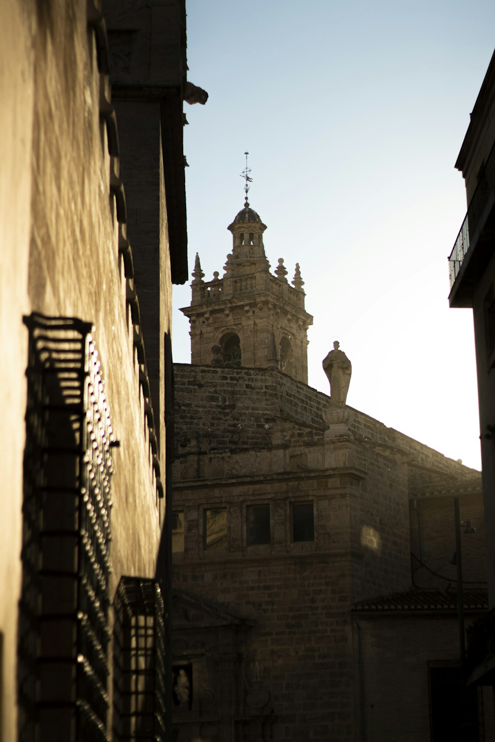 a tall building with a clock tower on top of it