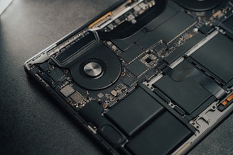 a close up of the inside of a cell phone