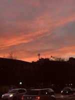 A beautiful sunset over Izmir Buca.