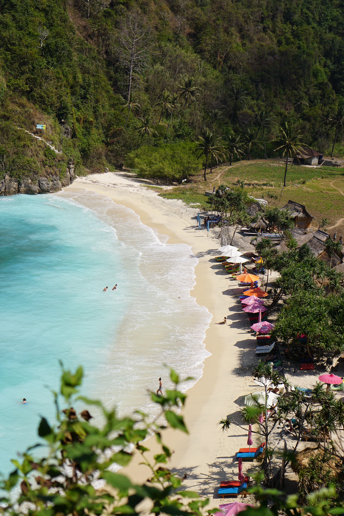 Scenic highlights of Guyangan Blue Staircase & Sacred Cliff Springs in Nusa Penida