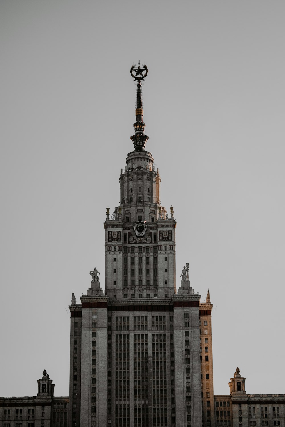 a tall building with a clock on top of it