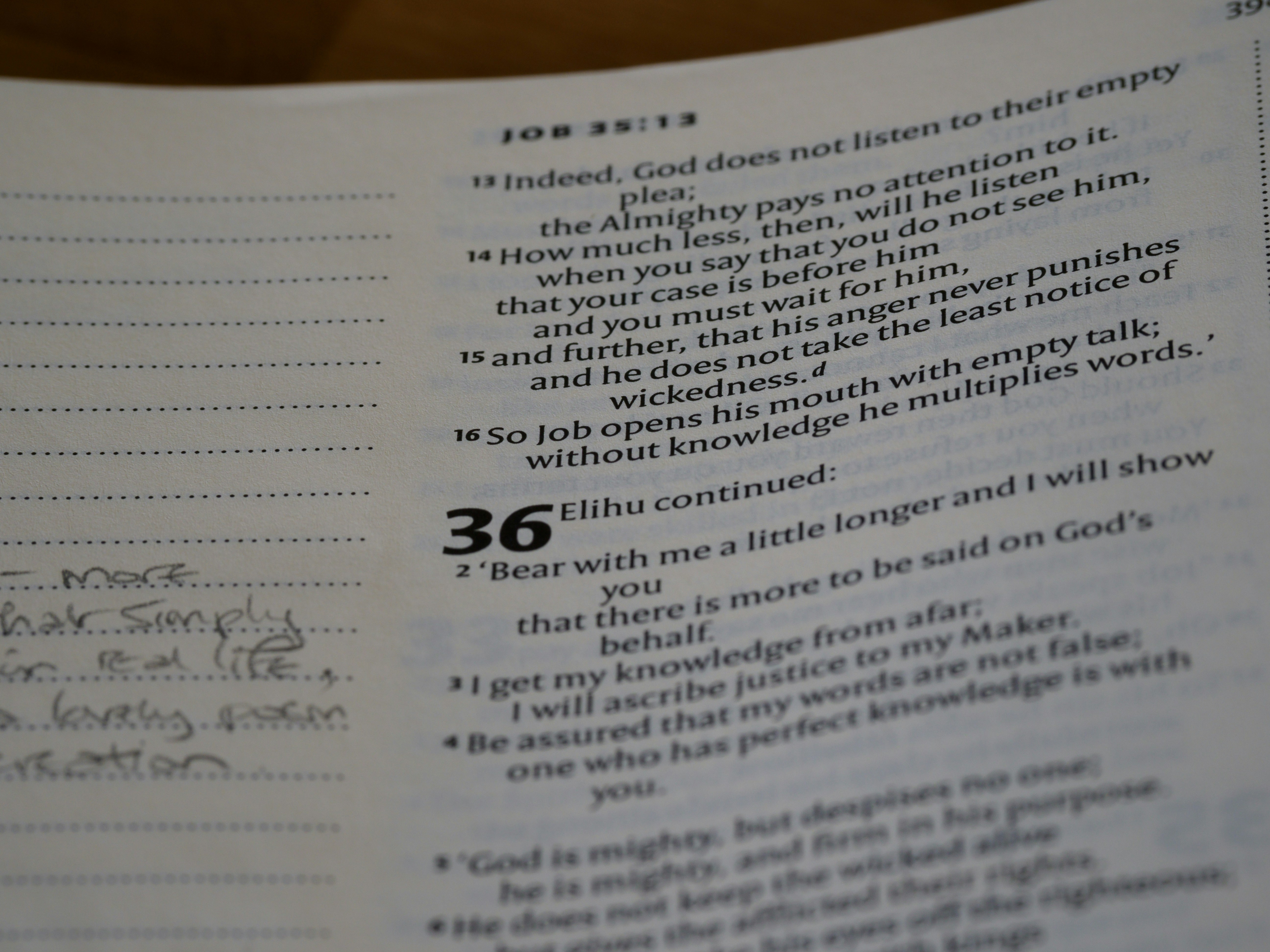a close up of a book with writing on it