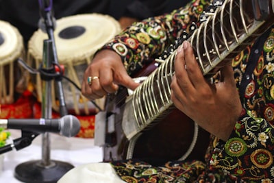 Indian sitar instrument