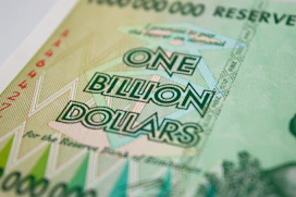 a one billion dollar bill with the words one billion dollars printed on it