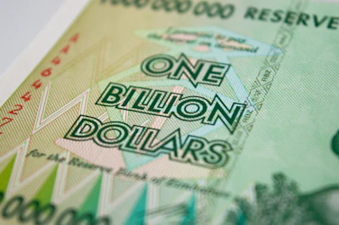a one billion dollar bill with the words one billion dollars printed on it