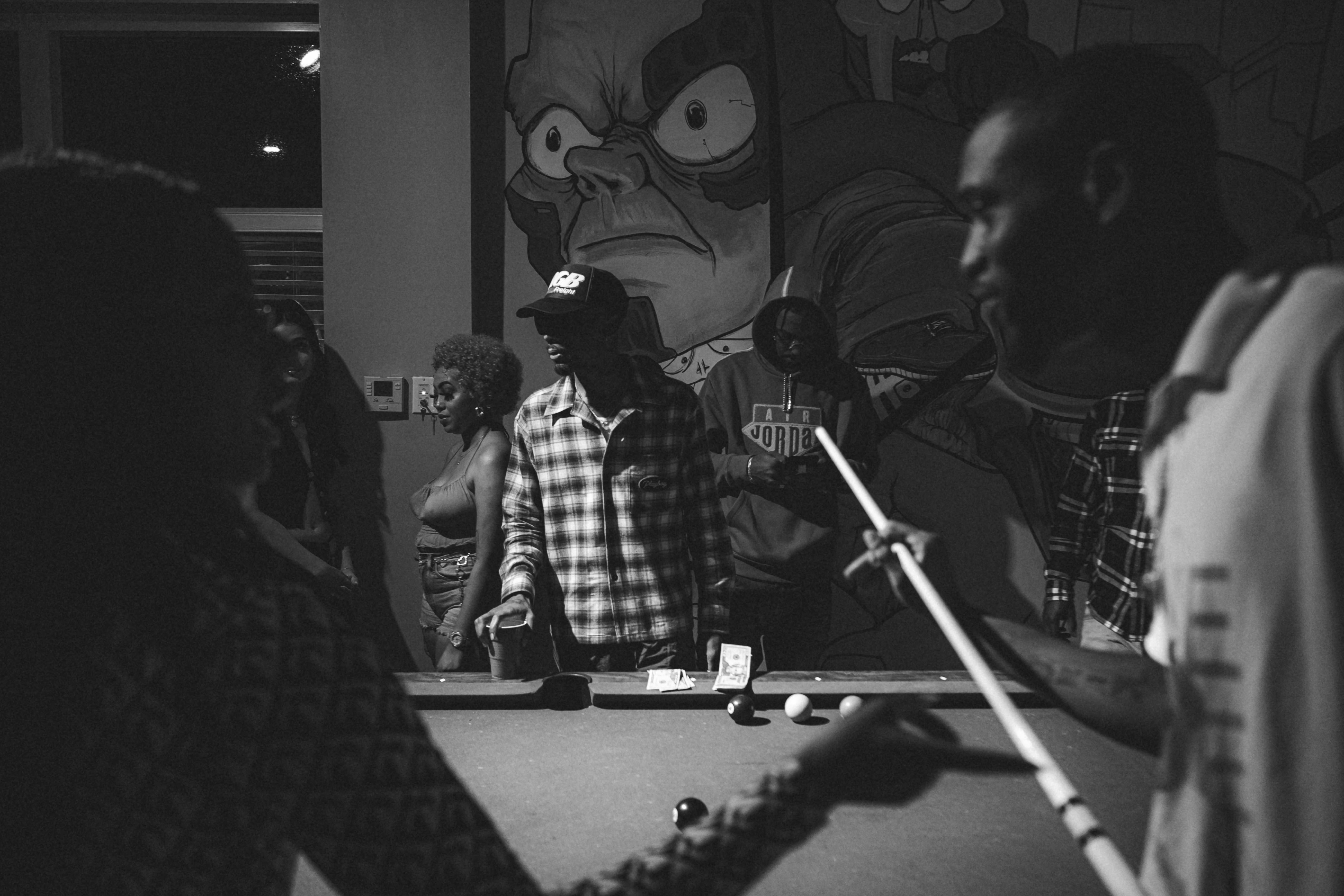 Friends enjoying a night out