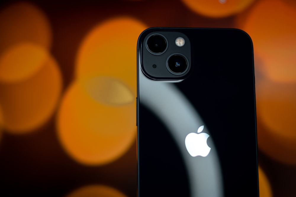 a close up of an iphone with a blurry background