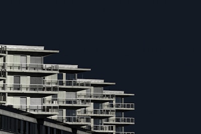 A modern residential building in Syria.