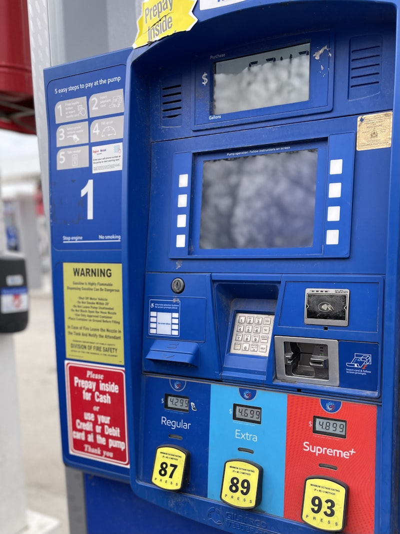 Gas station, Fuel pump, Price display sign, Car refueling, Dashboard gauge