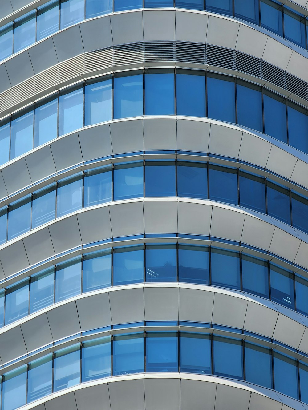 a close up of a building with many windows