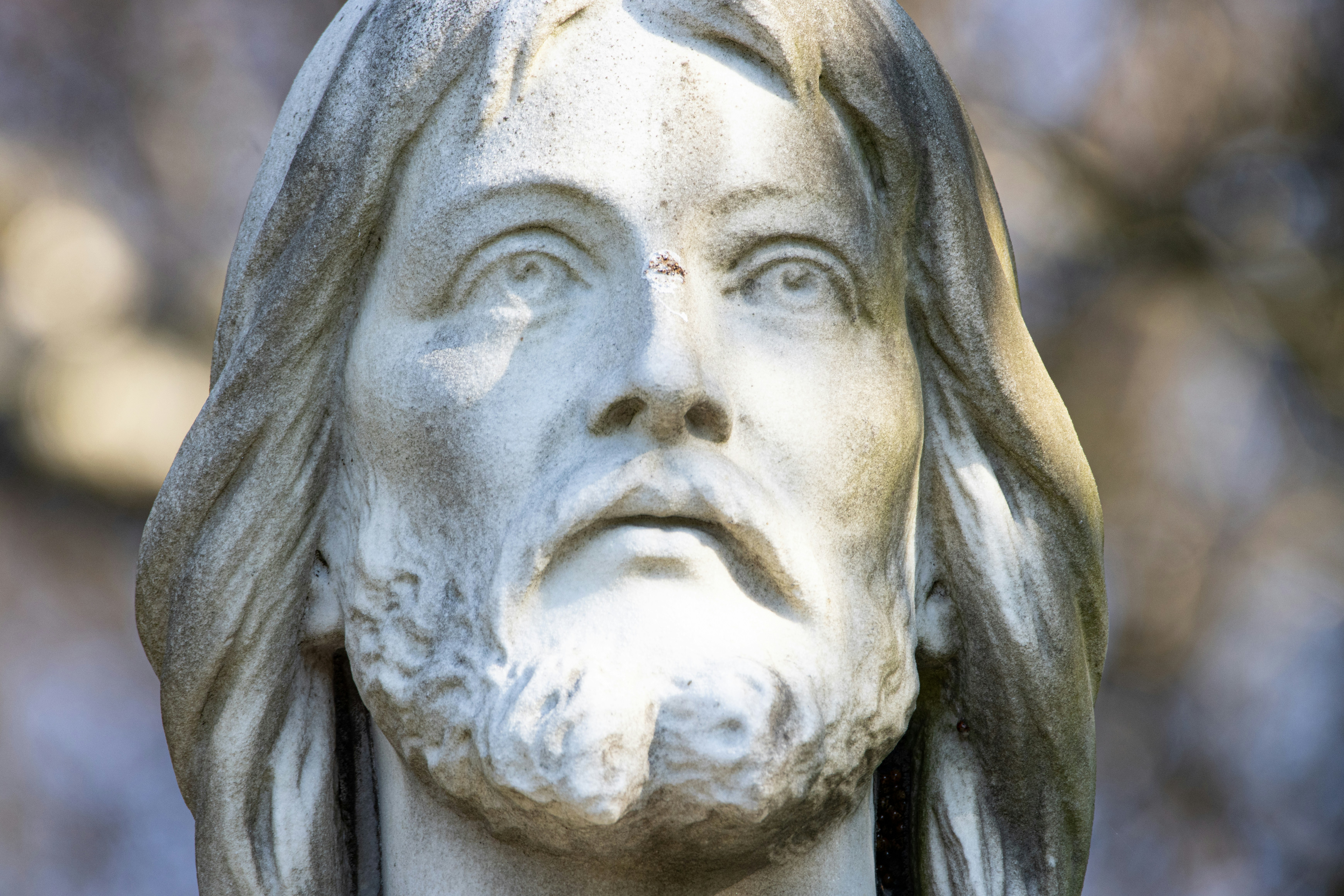 A close up of a statue of jesus photo Free Head Image on Unsplash