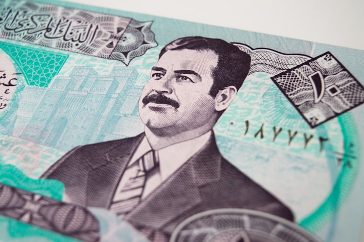 Saddam Hussein on Iraqi Currency