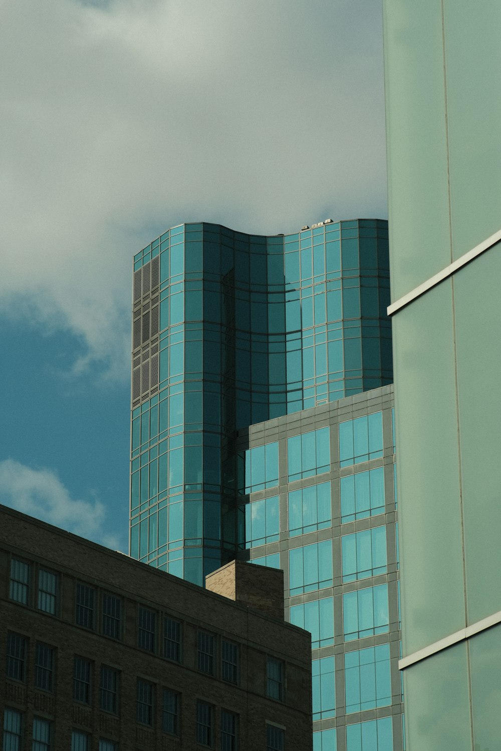 a large building with a clock on the side of it