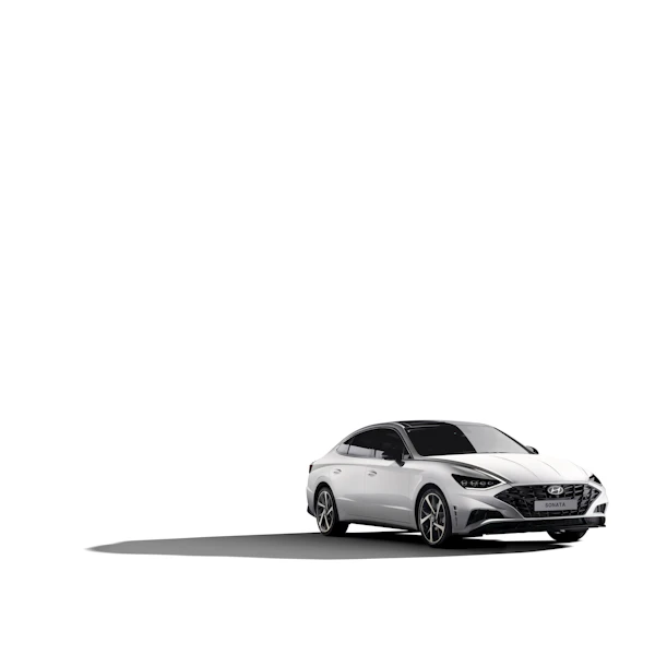 White car on a white background