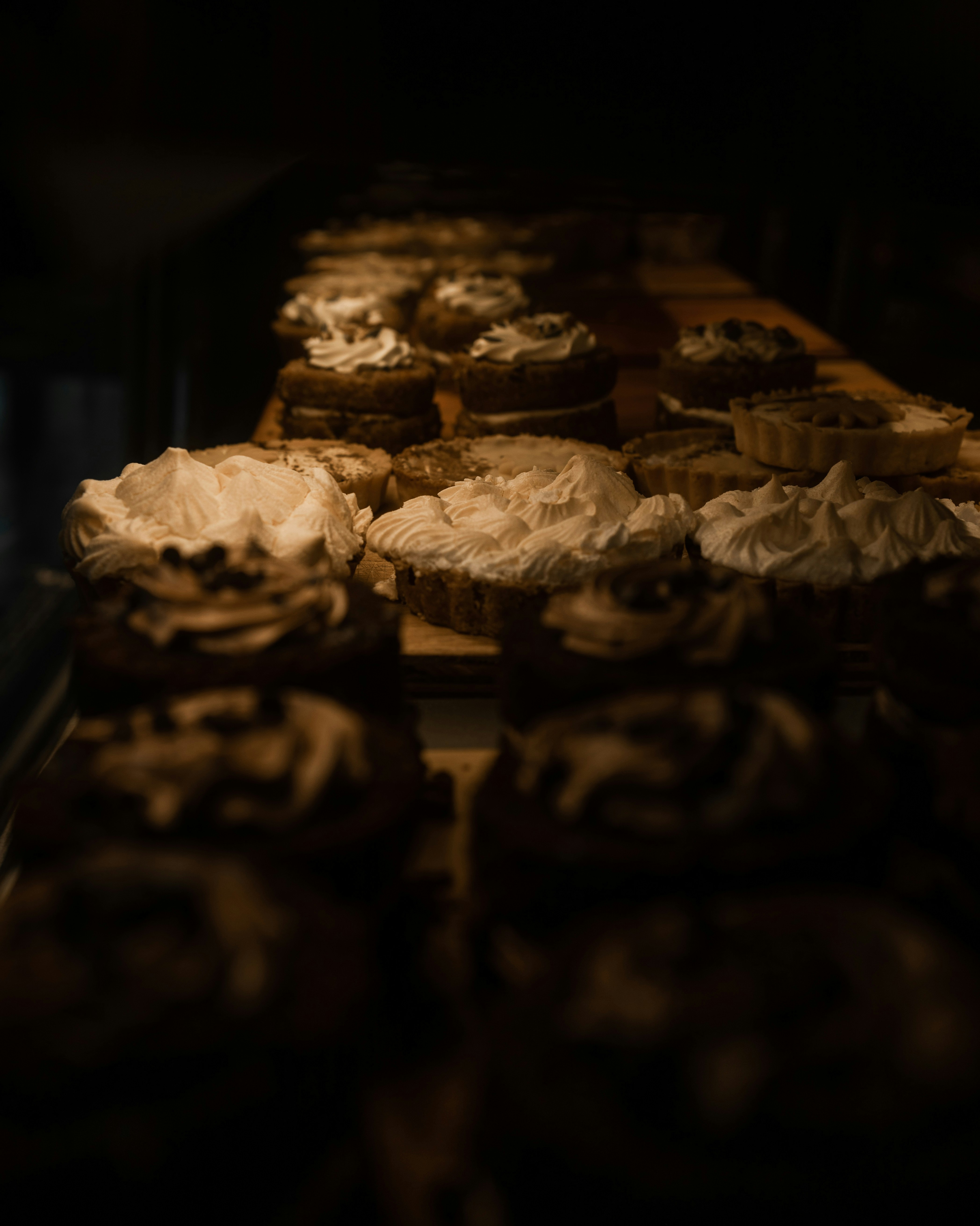 a bunch of cupcakes that are sitting on a table