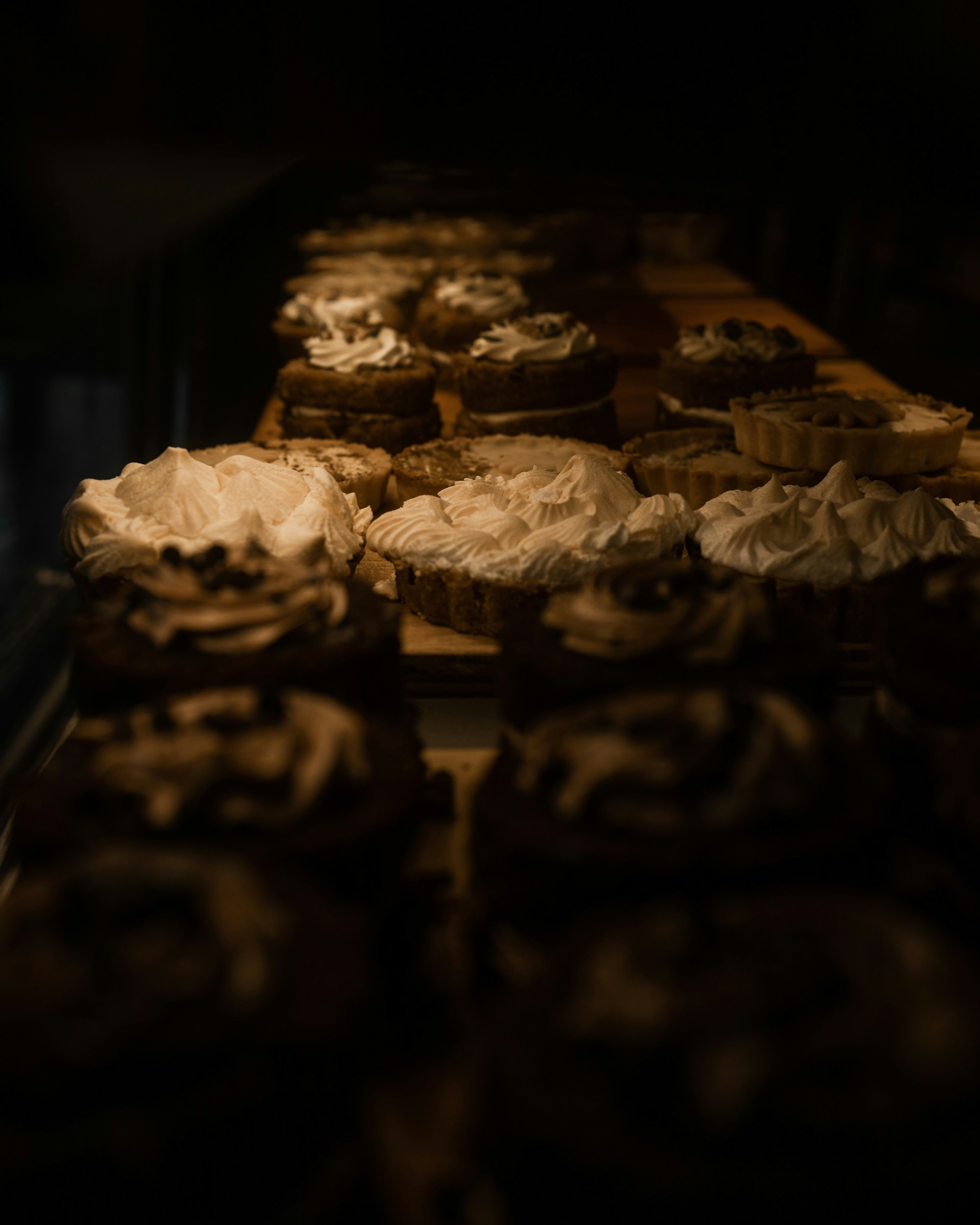 a bunch of cupcakes that are sitting on a table