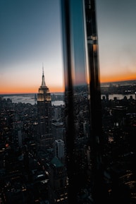 Elegant city skyline at dusk symbolizing real estate investment opportunities.