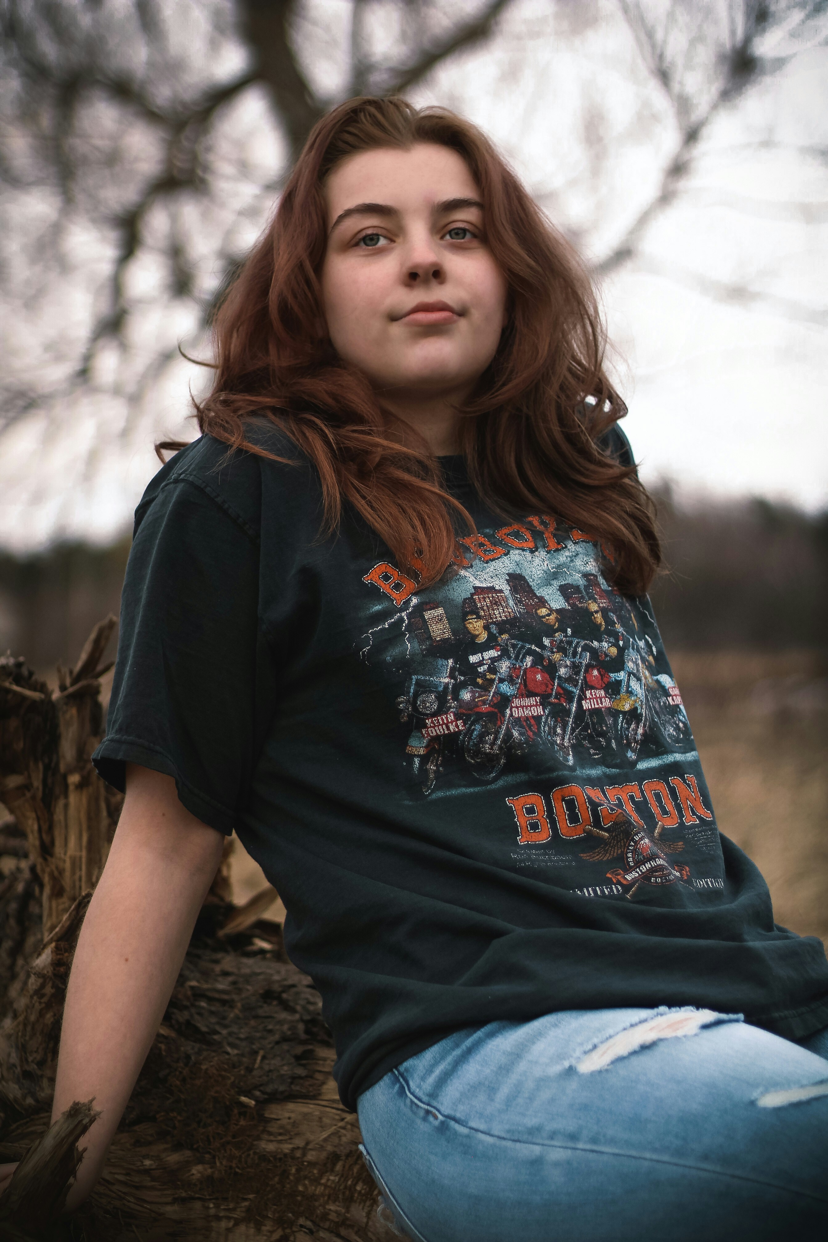 Camiseta gráfica con estampado serigráfico Rosa