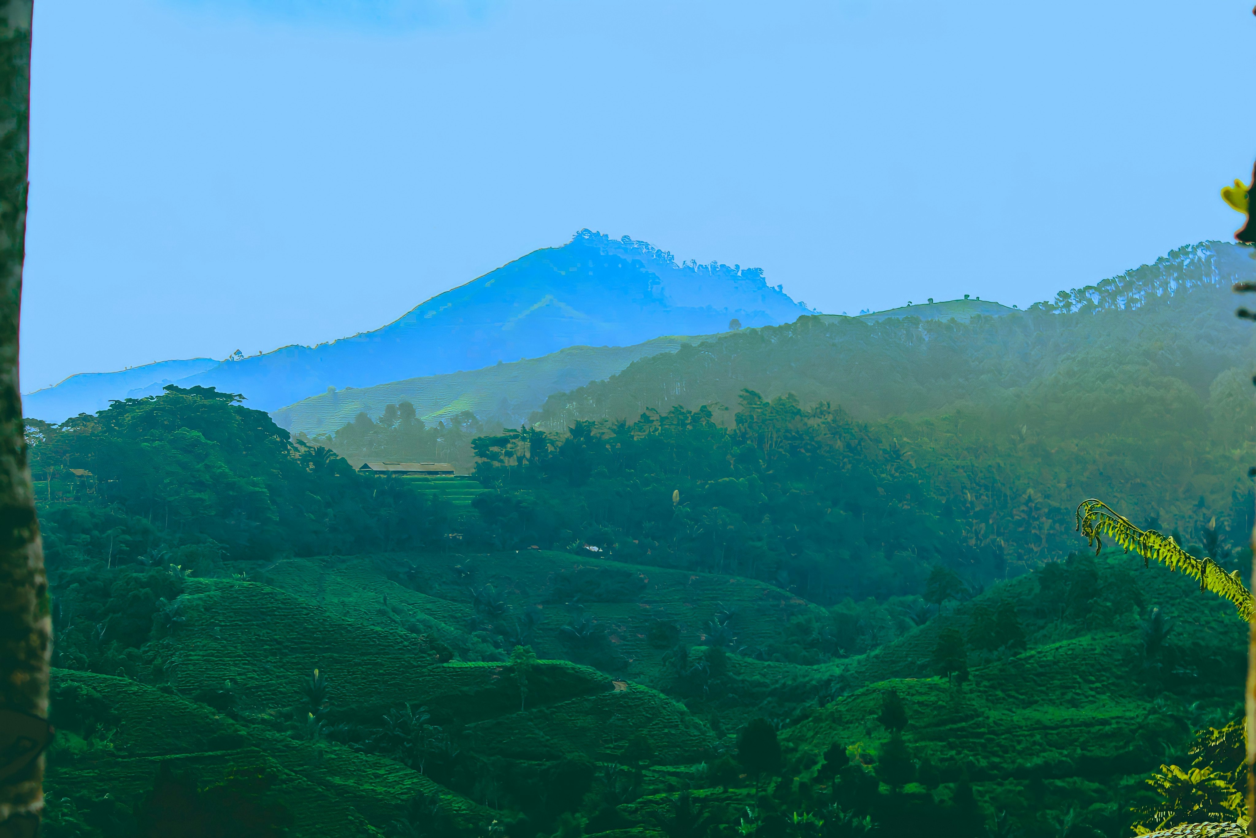 this is beautiful view in kacapi hill tasikmalaya indonesian